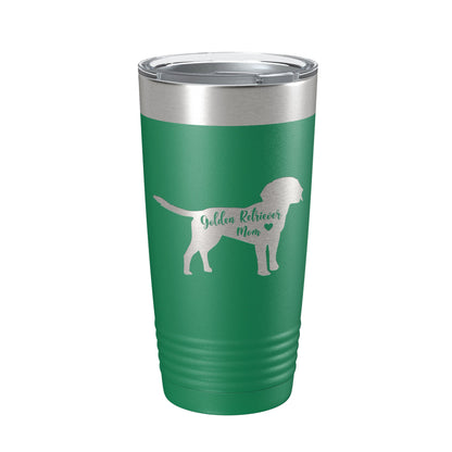 Golden Retriever Mom Tumbler Dog Travel Mug Gift Insulated Laser Engraved Coffee Cup 20 oz-9