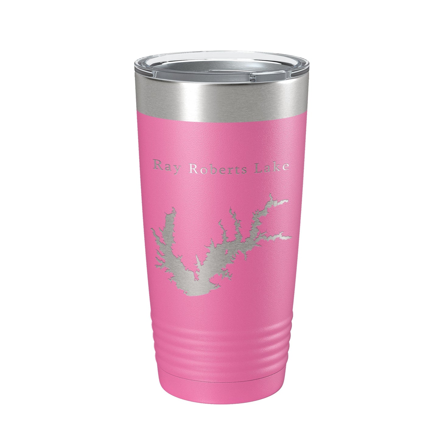 Ray Roberts Lake Map Tumbler Travel Mug Insulated Laser Engraved Coffee Cup Texas 20 oz-11