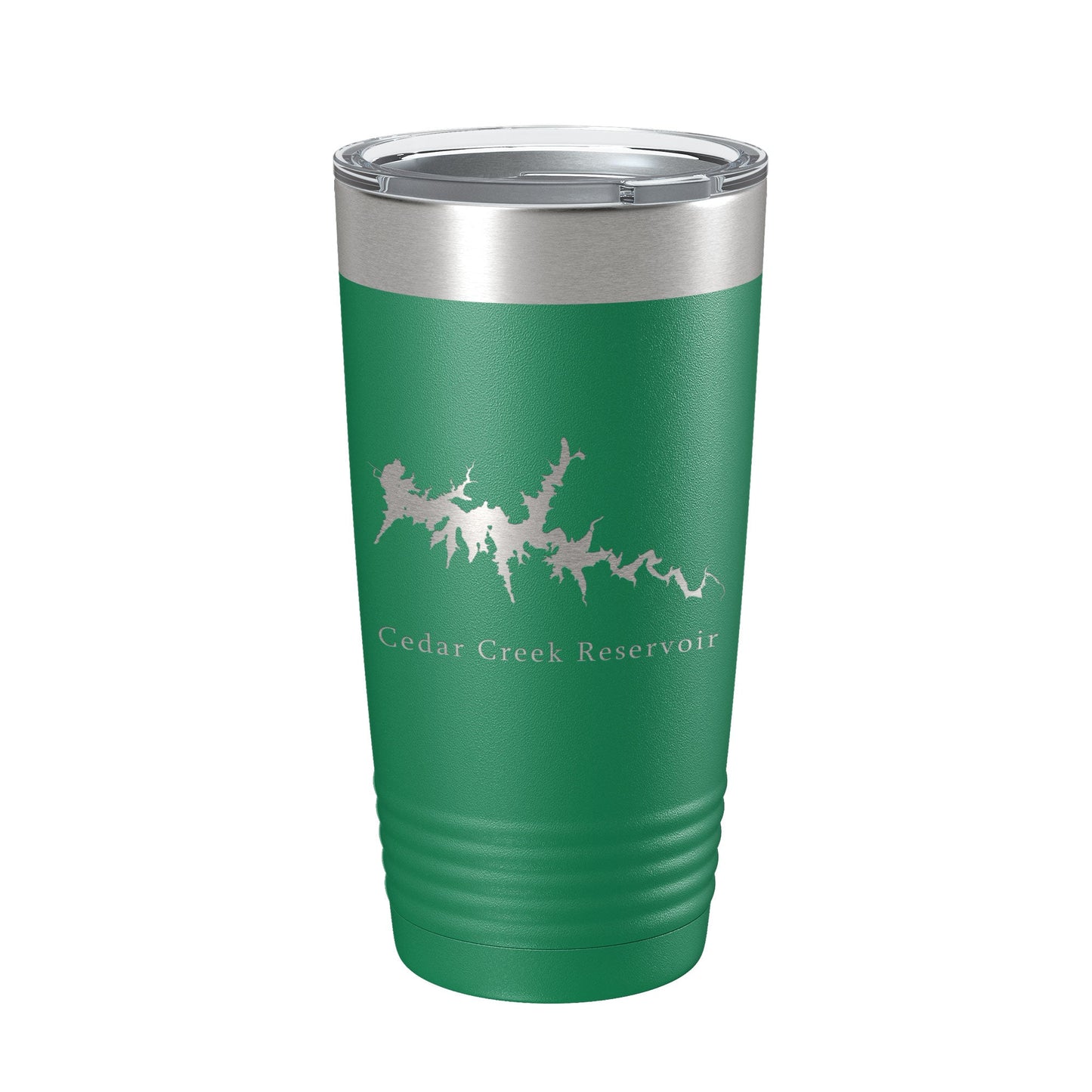 Cedar Creek Reservoir Tumbler Lake Map Travel Mug Insulated Laser Engraved Coffee Cup Alabama 20 oz-9