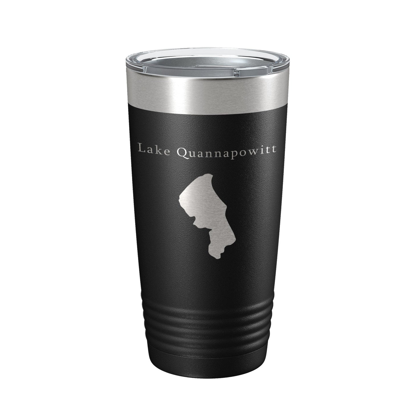 Lake Quannapowitt Map Tumbler Travel Mug Insulated Laser Engraved Coffee Cup Massachusetts 20 oz-5