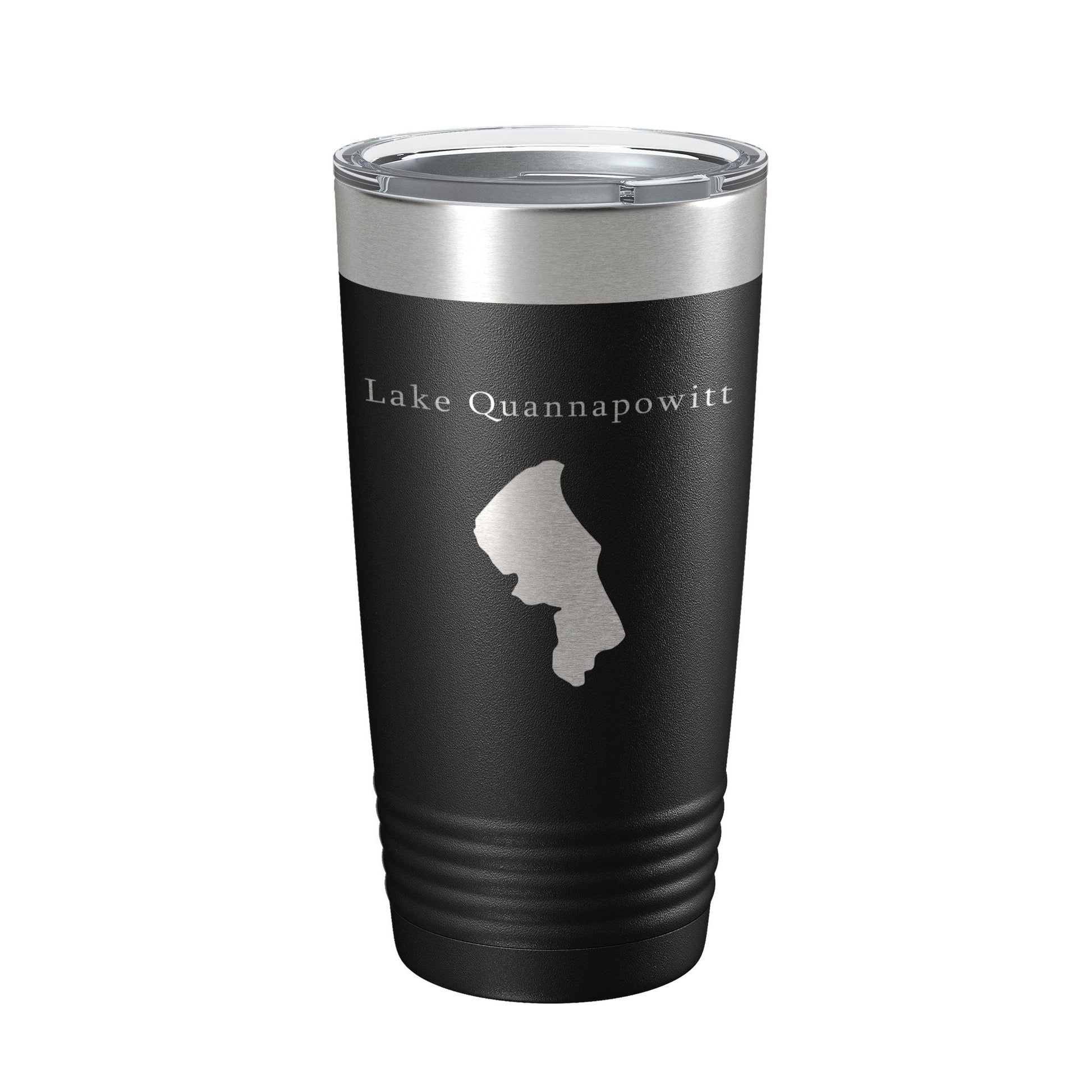 Lake Quannapowitt Map Tumbler Travel Mug Insulated Laser Engraved Coffee Cup Massachusetts 20 oz-5