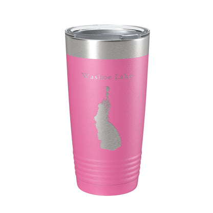 Washoe Lake Map Tumbler Travel Mug Insulated Laser Engraved Coffee Cup Nevada 20 oz-11