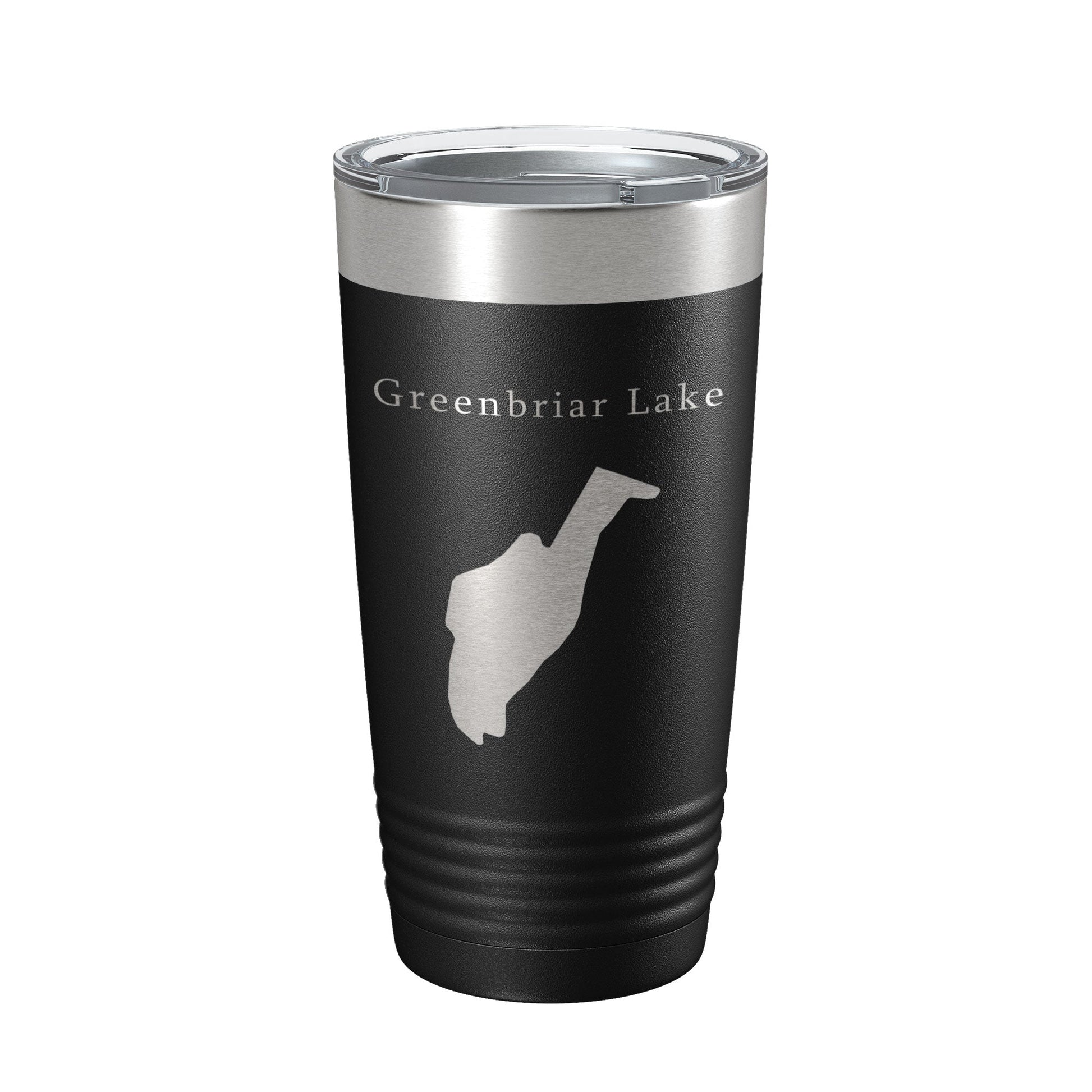 Greenbriar Lake Map Tumbler Travel Mug Insulated Laser Engraved Coffee Cup Maryland 20 oz-0