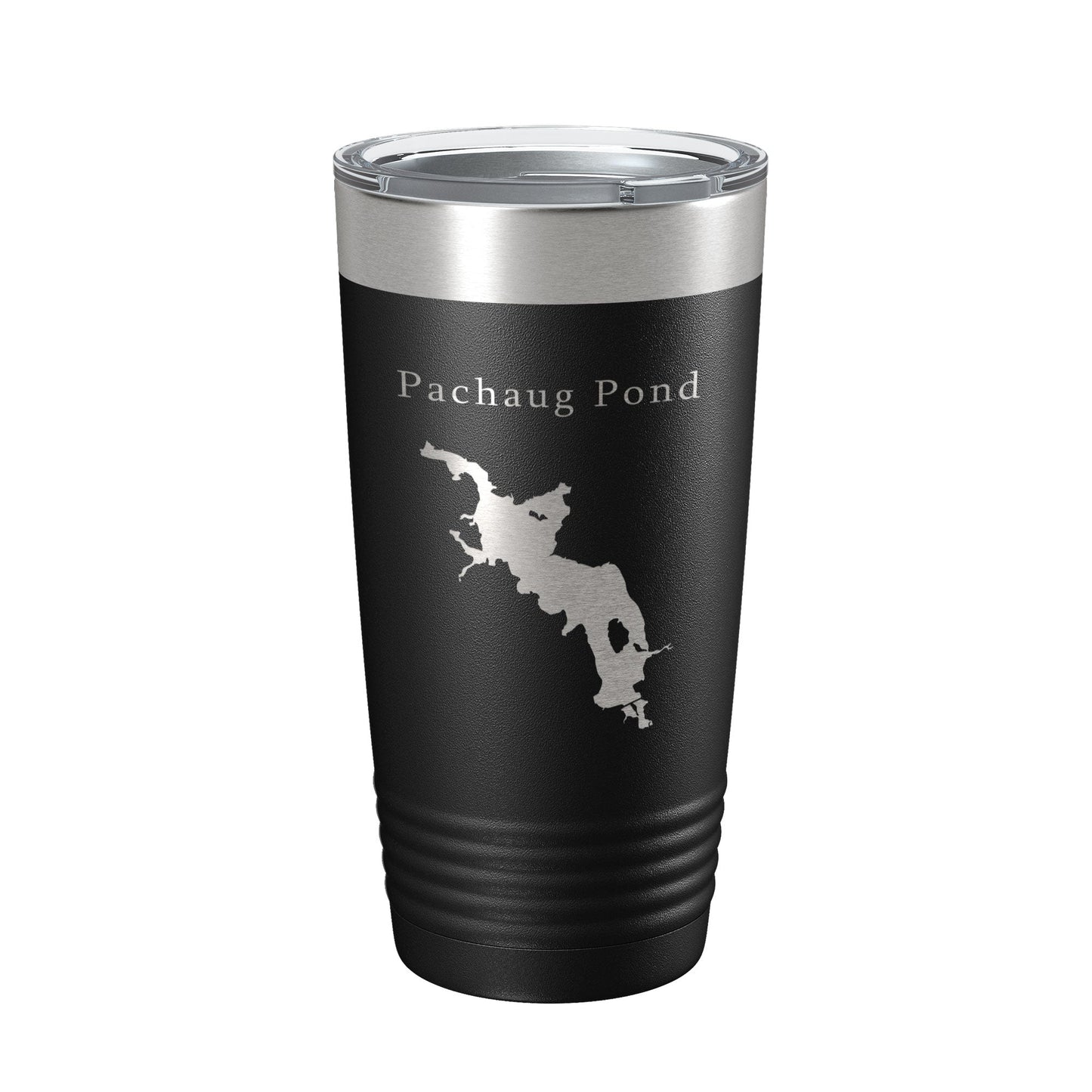 Pachaug Pond Tumbler Lake Map Travel Mug Insulated Laser Engraved Coffee Cup Connecticut 20 oz-5