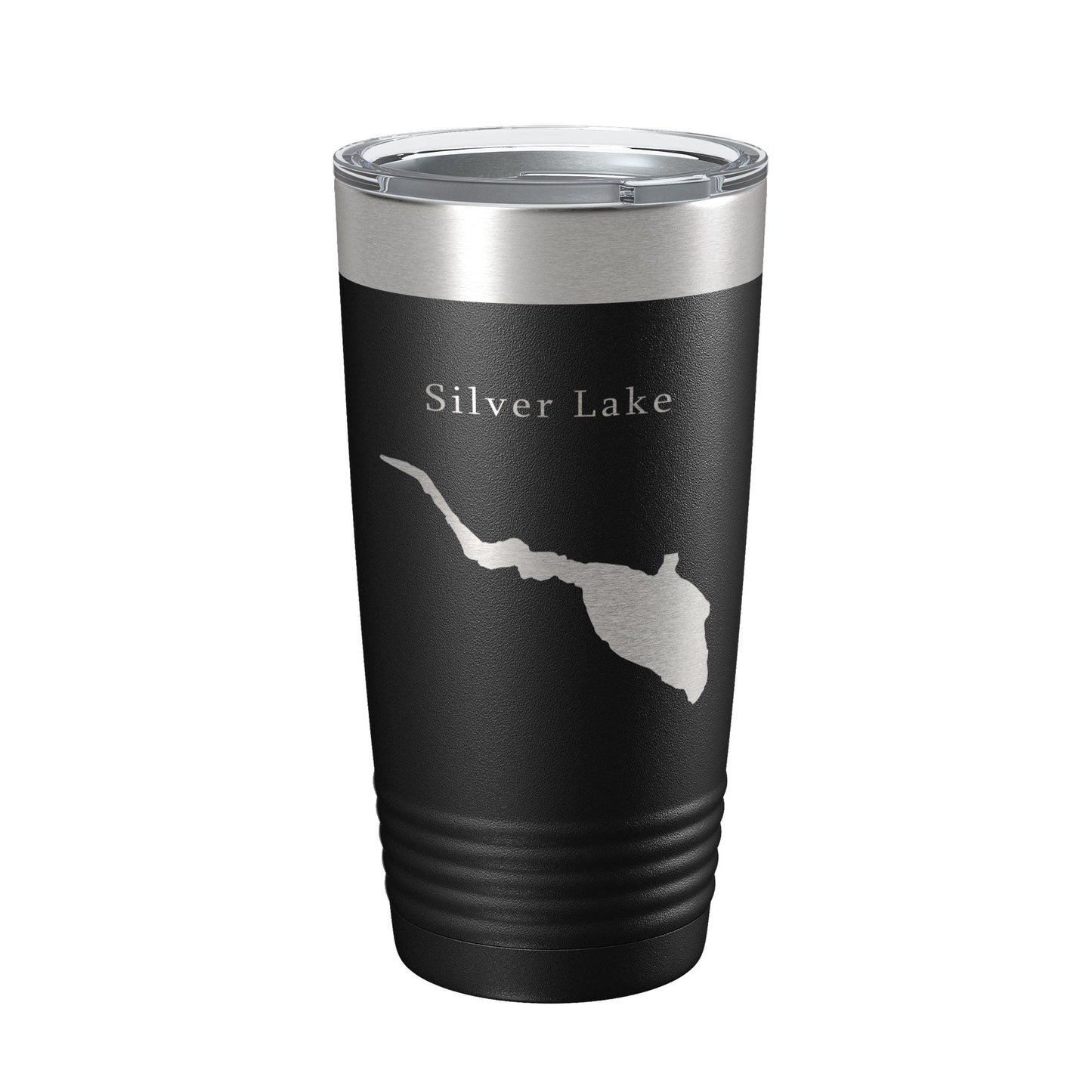 Silver Lake Map Tumbler Travel Mug Insulated Laser Engraved Coffee Cup Delaware 20 oz-5
