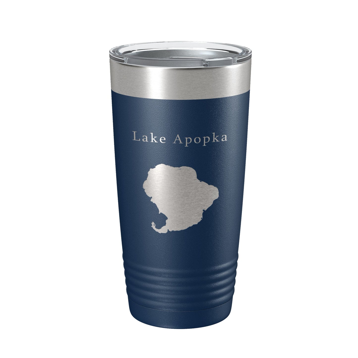 Lake Apopka Map Tumbler Travel Mug Insulated Laser Engraved Coffee Cup Florida 20 oz-2