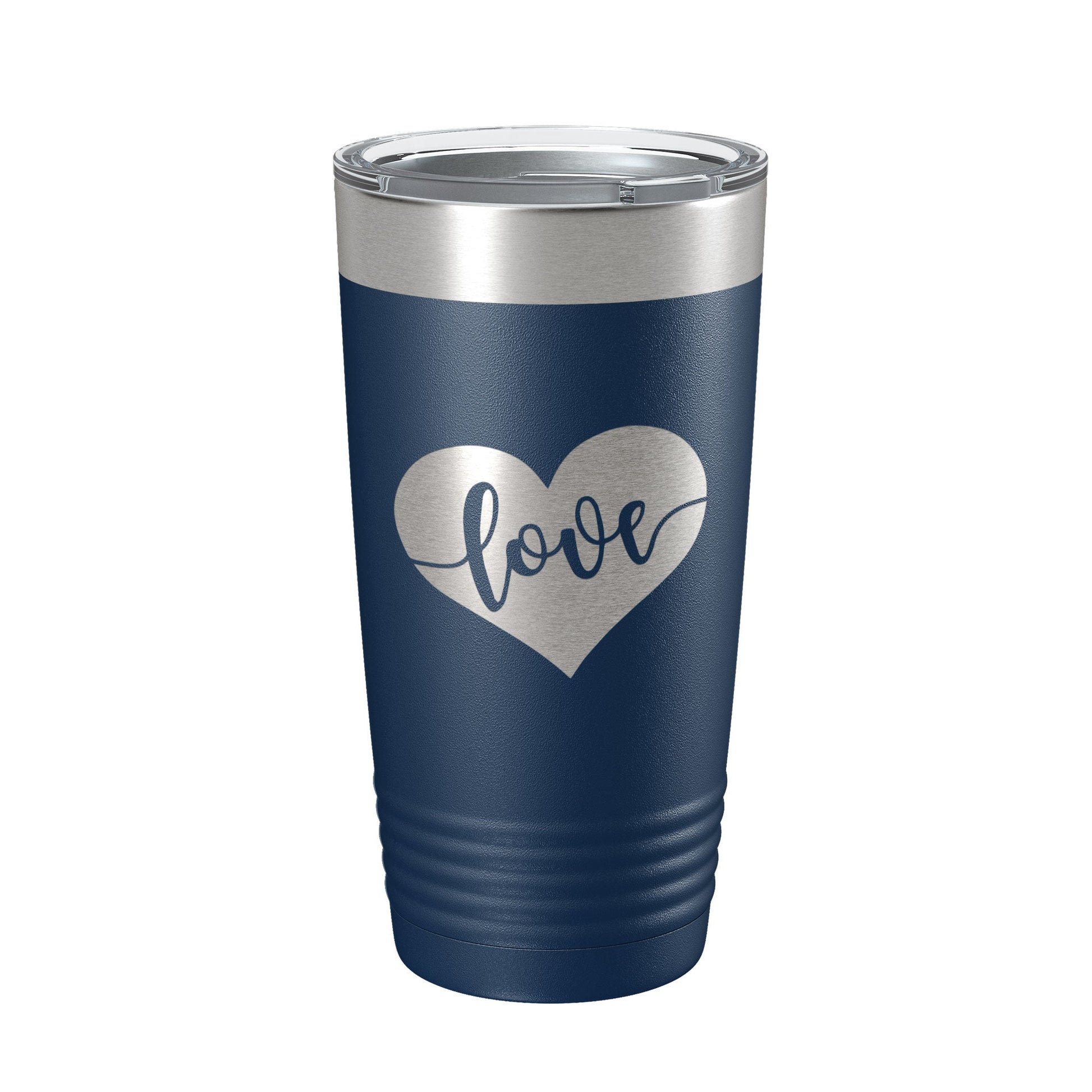 Love Tumbler Valentine's Day Heart Travel Mug Insulated Laser Engraved Coffee Cup 20 oz-2