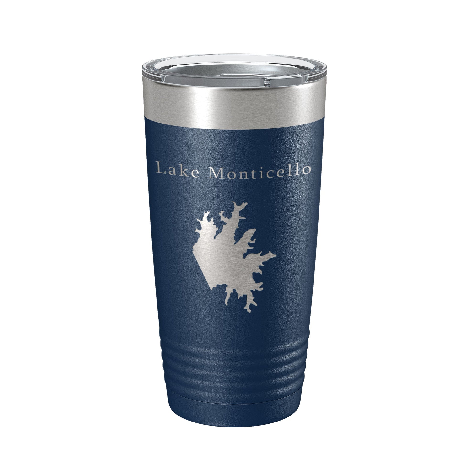 Lake Monticello Map Tumbler Travel Mug Insulated Laser Engraved Coffee Cup Arkansas 20 oz-2
