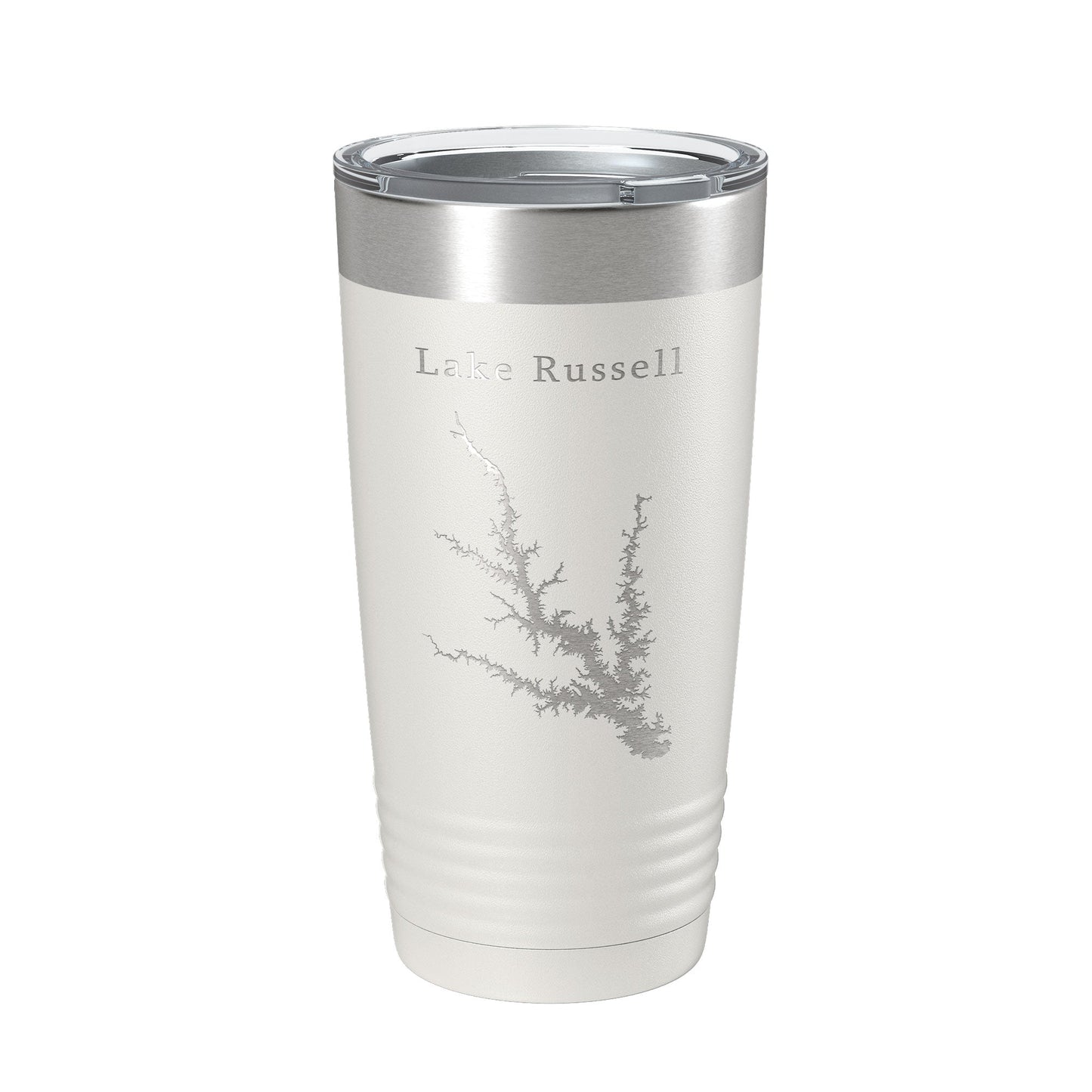 Lake Russell Map Tumbler Travel Mug Insulated Laser Engraved Coffee Cup Richard B. Georgia South Carolina 20 oz-7