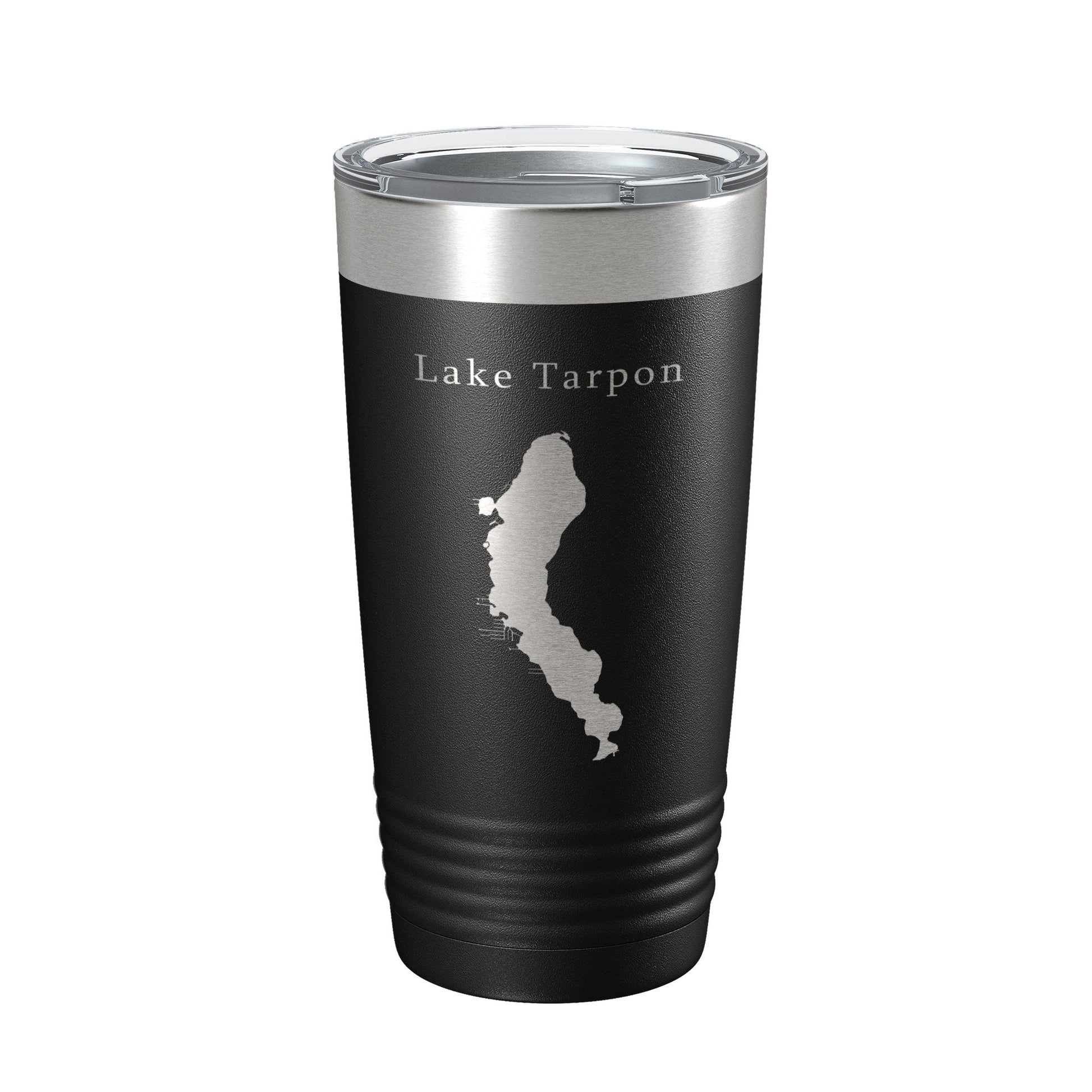 Lake Tarpon Map Tumbler Travel Mug Insulated Laser Engraved Coffee Cup Florida 20 oz-5
