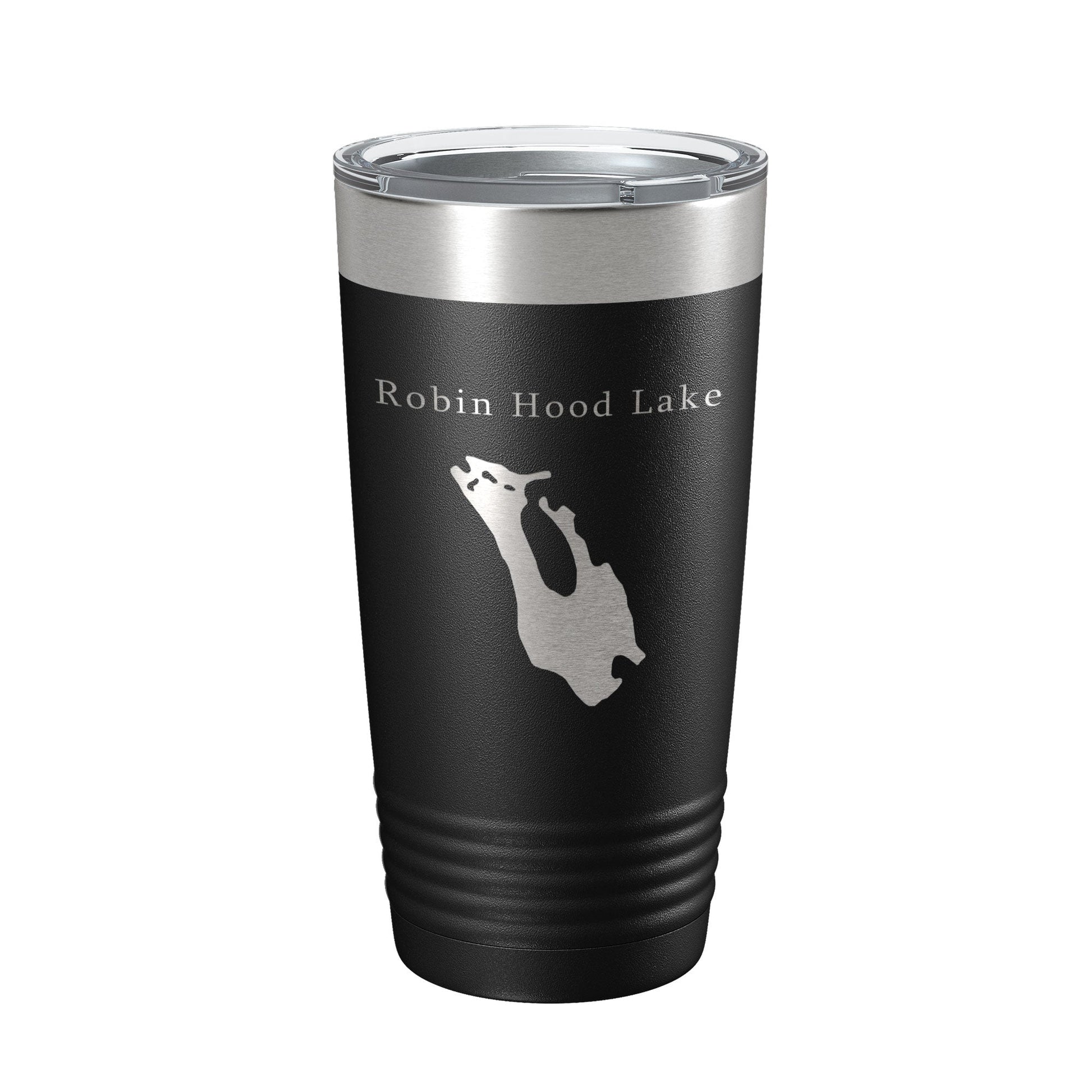 Robin Hood Lake Sherwood Forest Map Tumbler Travel Mug Insulated Laser Engraved Coffee Cup Massachusetts 20 oz-5