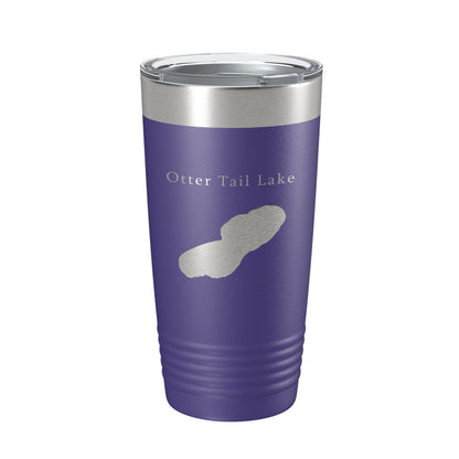 Otter Tail Lake Map Tumbler Travel Mug Insulated Laser Engraved Coffee Cup Minnesota 20 oz-15