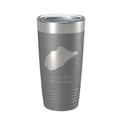 Great Salt Plains Lake Map Tumbler Travel Mug Insulated Laser Engraved Coffee Cup Oklahoma 20 oz-16