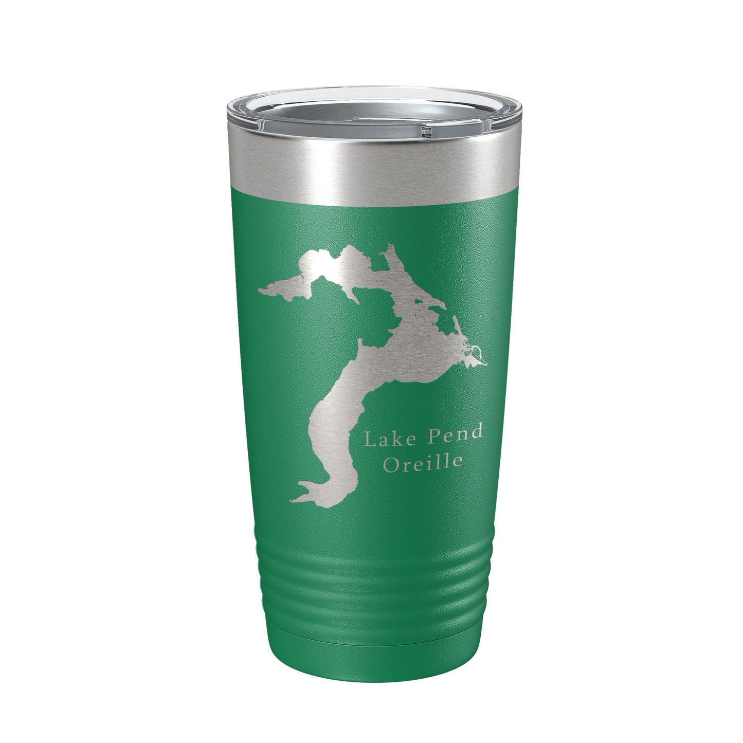 Lake Pend Oreille Map Tumbler Travel Mug Insulated Laser Engraved Coffee Cup Idaho 20 oz-9