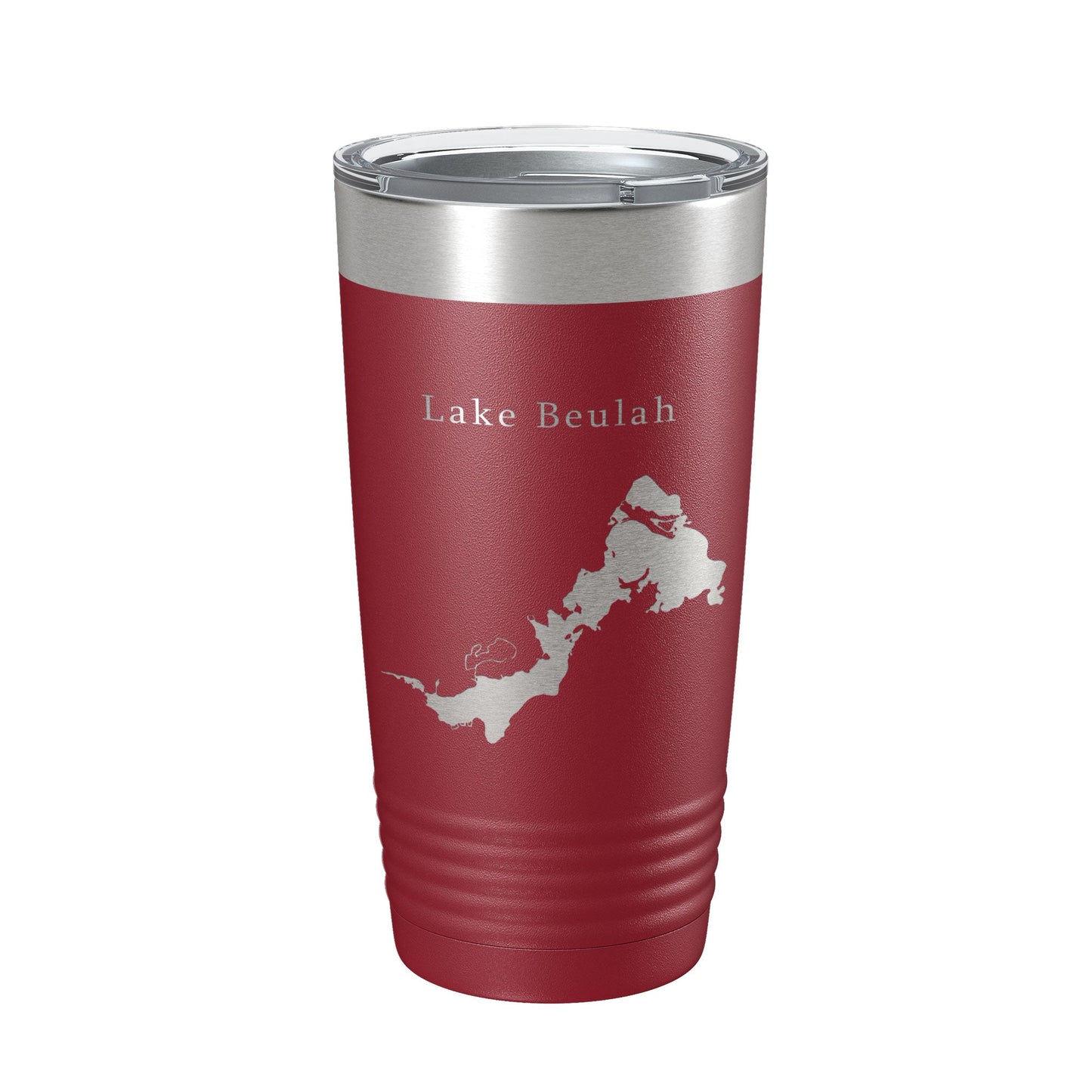Lake Beulah Map Tumbler Travel Mug Insulated Laser Engraved Coffee Cup Wisconsin 20 oz-18