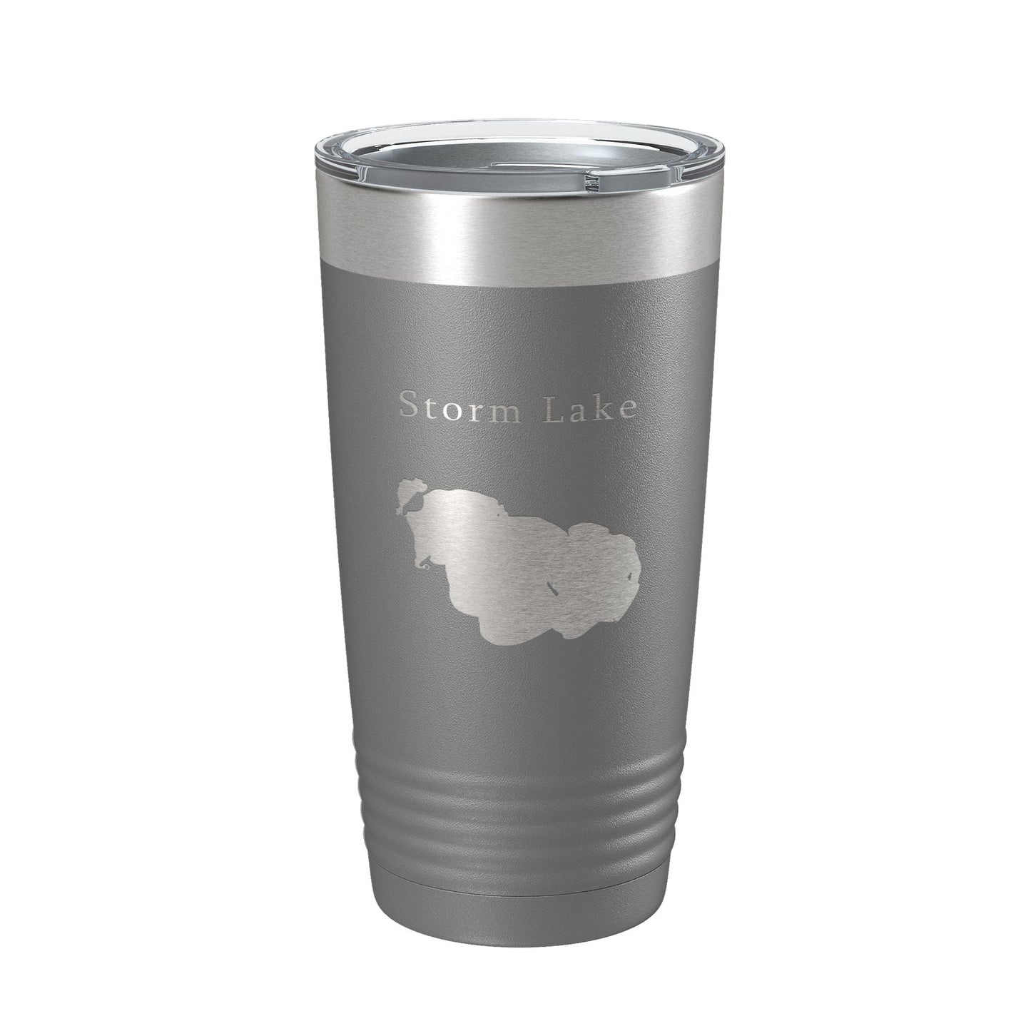 Storm Lake Map Tumbler Travel Mug Insulated Laser Engraved Coffee Cup Iowa 20 oz-16