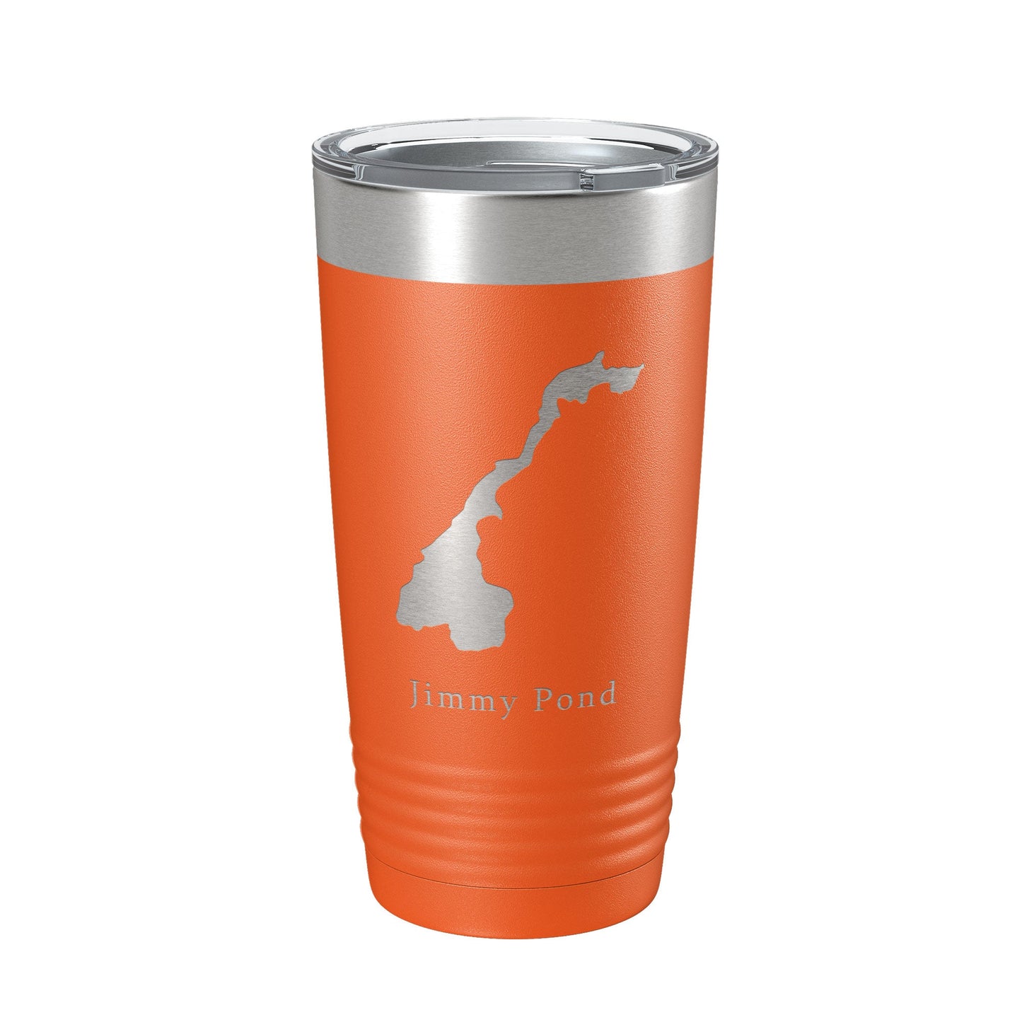 Jimmy Pond Tumbler Lake Map Travel Mug Insulated Laser Engraved Coffee Cup Maine 20 oz-17