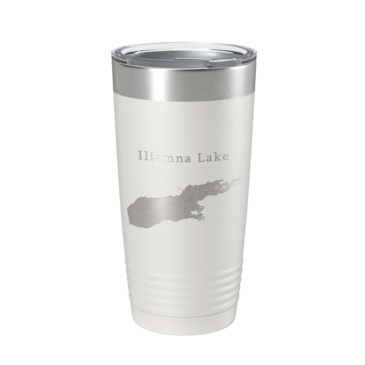 Iliamna Lake Map Tumbler Travel Mug Insulated Laser Engraved Coffee Cup Alaska 20 oz-7