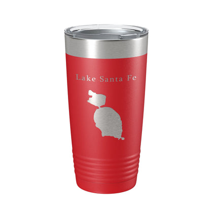 Lake Santa Fe Map Tumbler Travel Mug Insulated Laser Engraved Coffee Cup Florida 20 oz-10