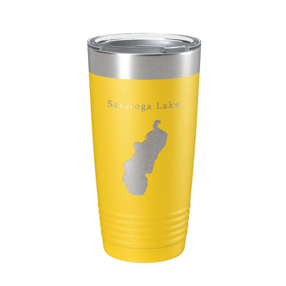 Saratoga Lake Map Tumbler Travel Mug Insulated Laser Engraved Coffee Cup New York 20 oz-4