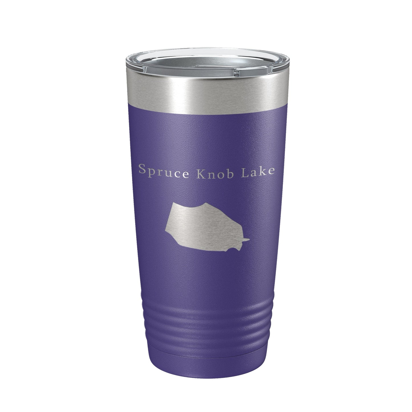 Spruce Knob Lake Map Tumbler Travel Mug Insulated Laser Engraved Coffee Cup West Virginia 20 oz-15