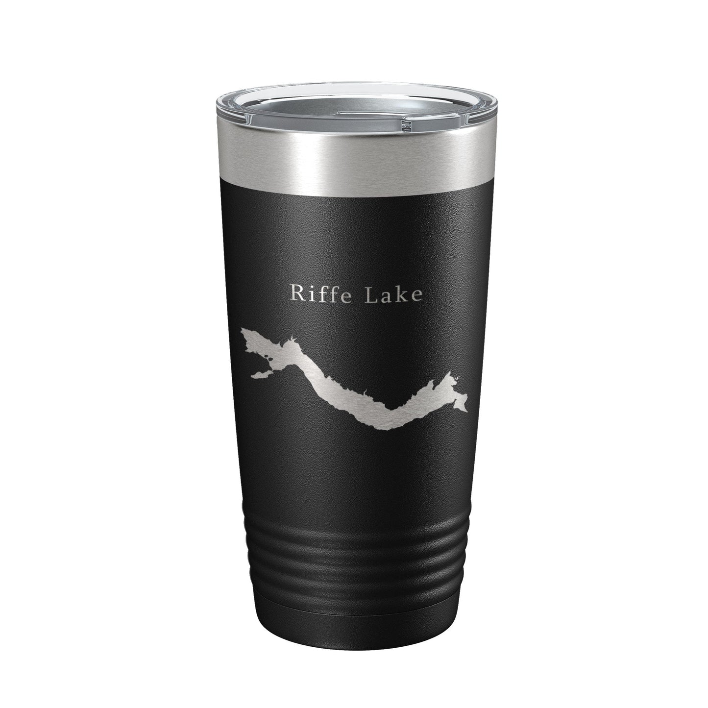 Riffe Lake Map Tumbler Travel Mug Insulated Laser Engraved Coffee Cup Washington 20 oz-5