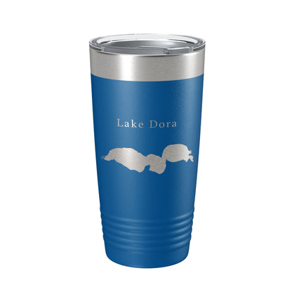 Lake Dora Map Tumbler Travel Mug Insulated Laser Engraved Coffee Cup Florida 20 oz-6