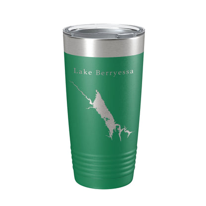 Lake Berryessa Map Tumbler Travel Mug Insulated Laser Engraved Coffee Cup California 20 oz-9