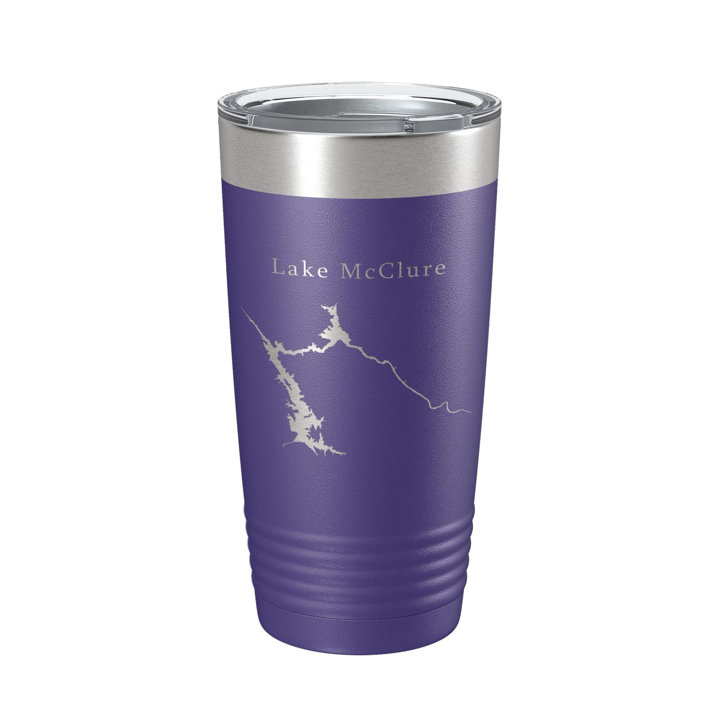 Lake McClure Map Tumbler Travel Mug Insulated Laser Engraved Coffee Cup California 20 oz-15