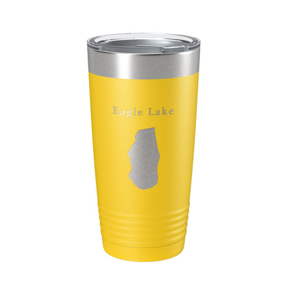 Eagle Lake Map Tumbler Travel Mug Insulated Laser Engraved Coffee Cup Pennsylvania 20 oz-19