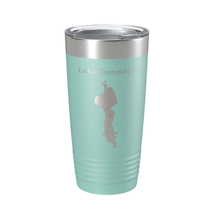 Lake Dunmore Map Tumbler Travel Mug Insulated Laser Engraved Coffee Cup Vermont 20 oz-12