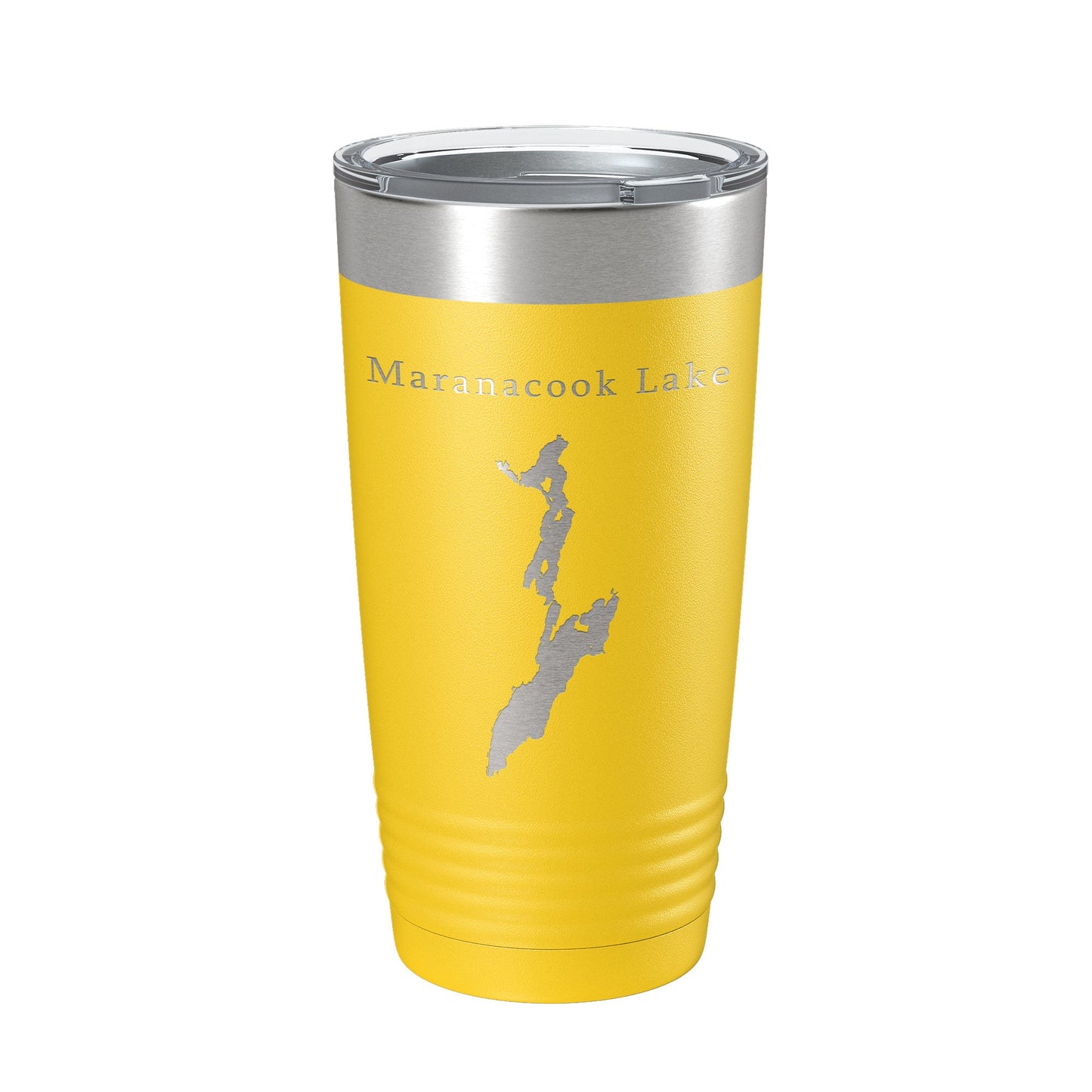 Maranacook Lake Map Tumbler Travel Mug Insulated Laser Engraved Coffee Cup Maine 20 oz-19