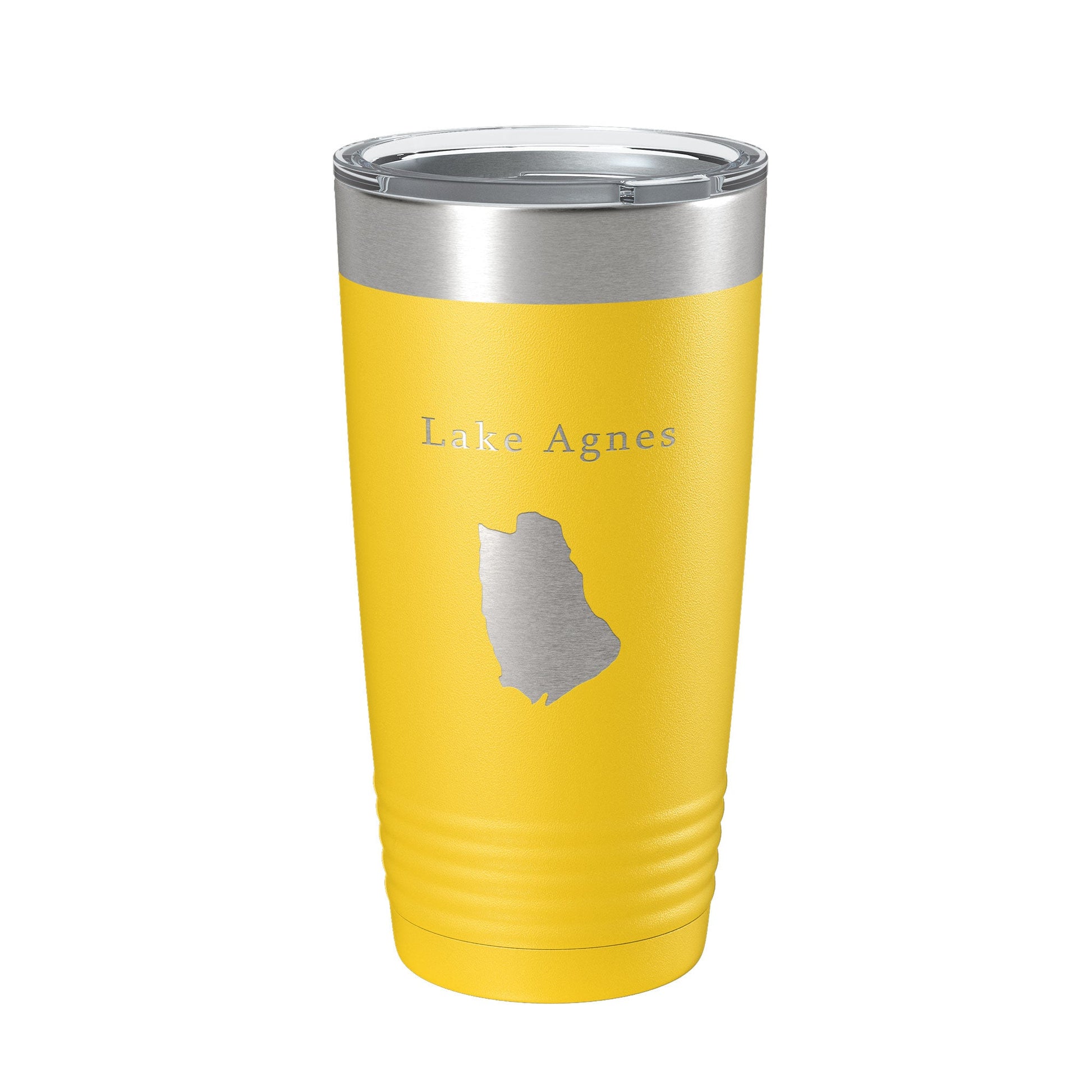 Lake Agnes Map Tumbler Travel Mug Insulated Laser Engraved Coffee Cup Colorado 20 oz-4