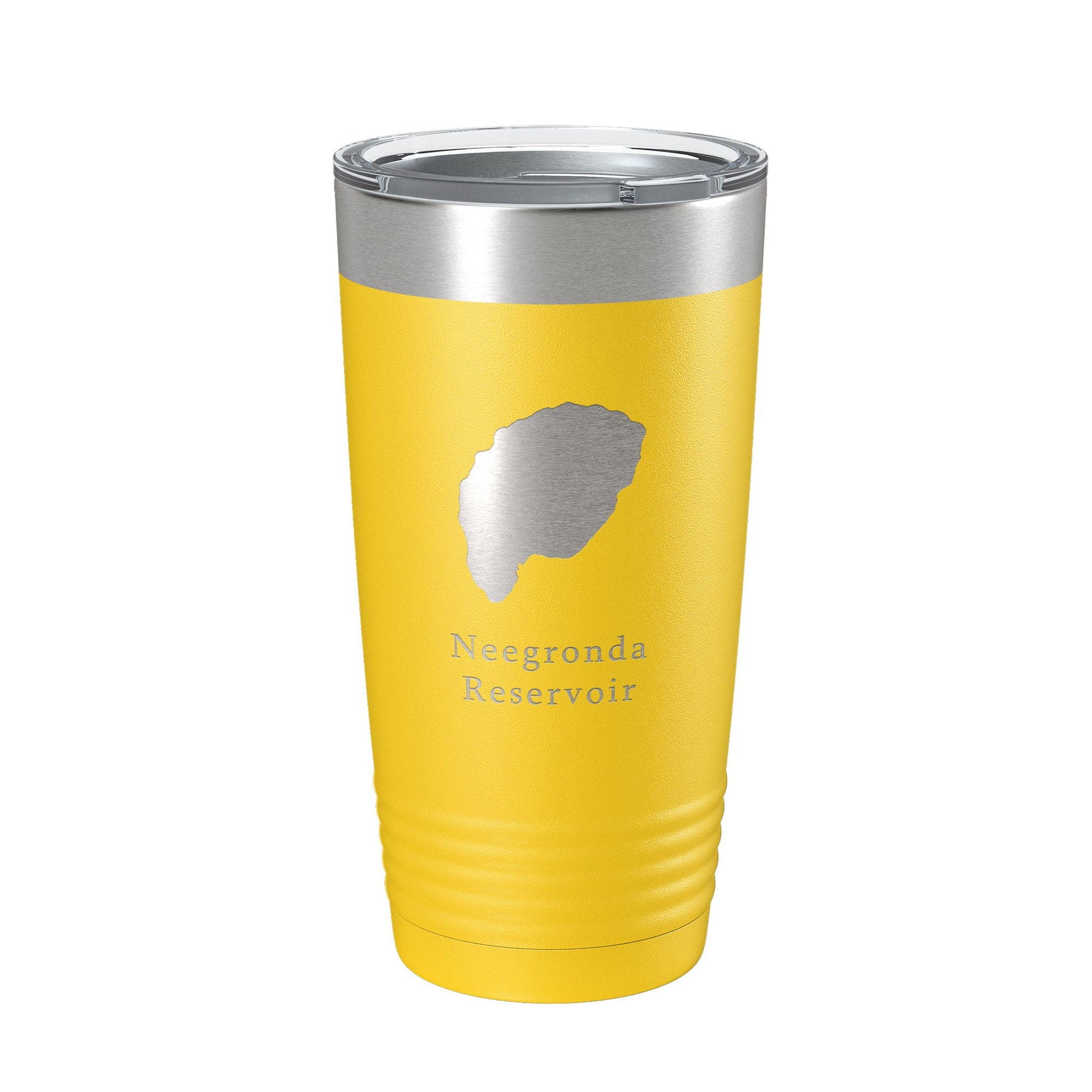 Neegronda Reservoir Tumbler Lake Map Travel Mug Insulated Laser Engraved Coffee Cup Colorado 20 oz-4