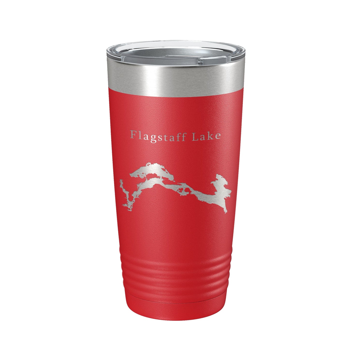 Flagstaff Lake Map Tumbler Travel Mug Insulated Laser Engraved Coffee Cup Maine 20 oz-10