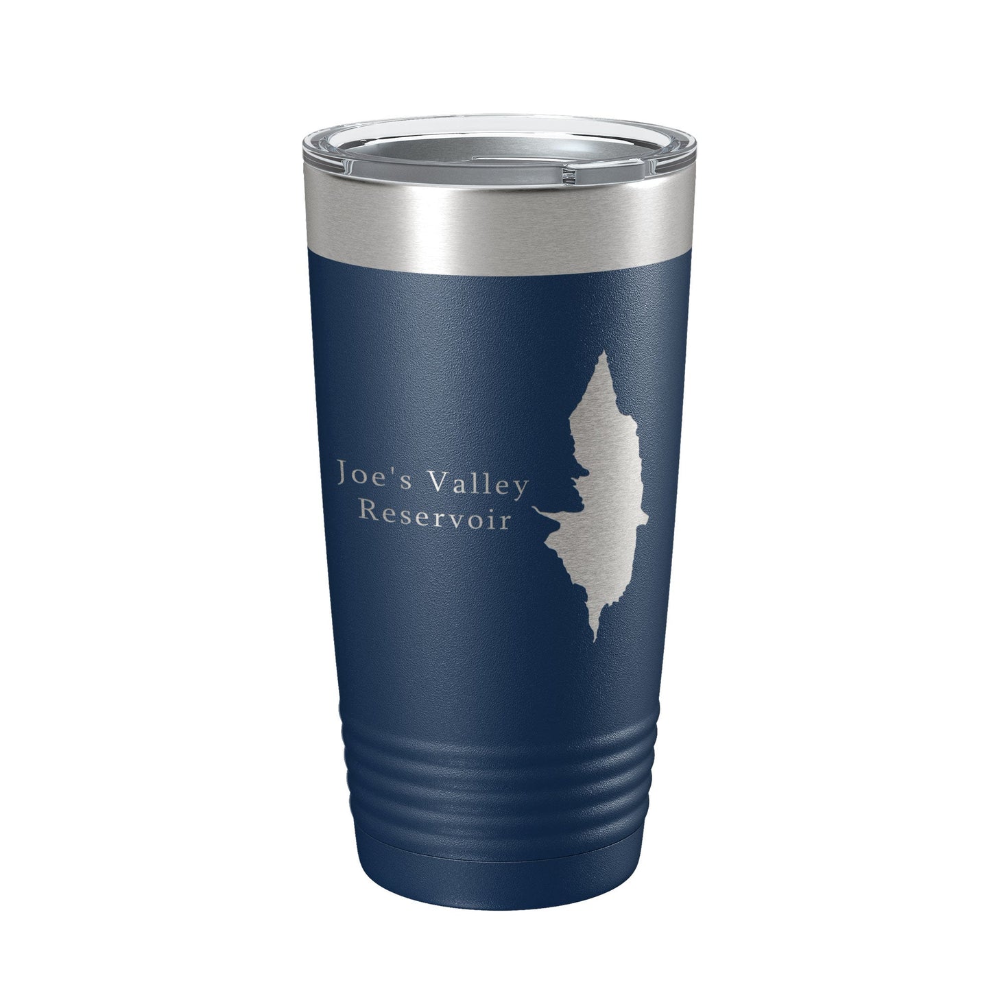 Joe's Valley Reservoir Tumbler Lake Map Travel Mug Insulated Laser Engraved Coffee Cup Utah 20 oz-2