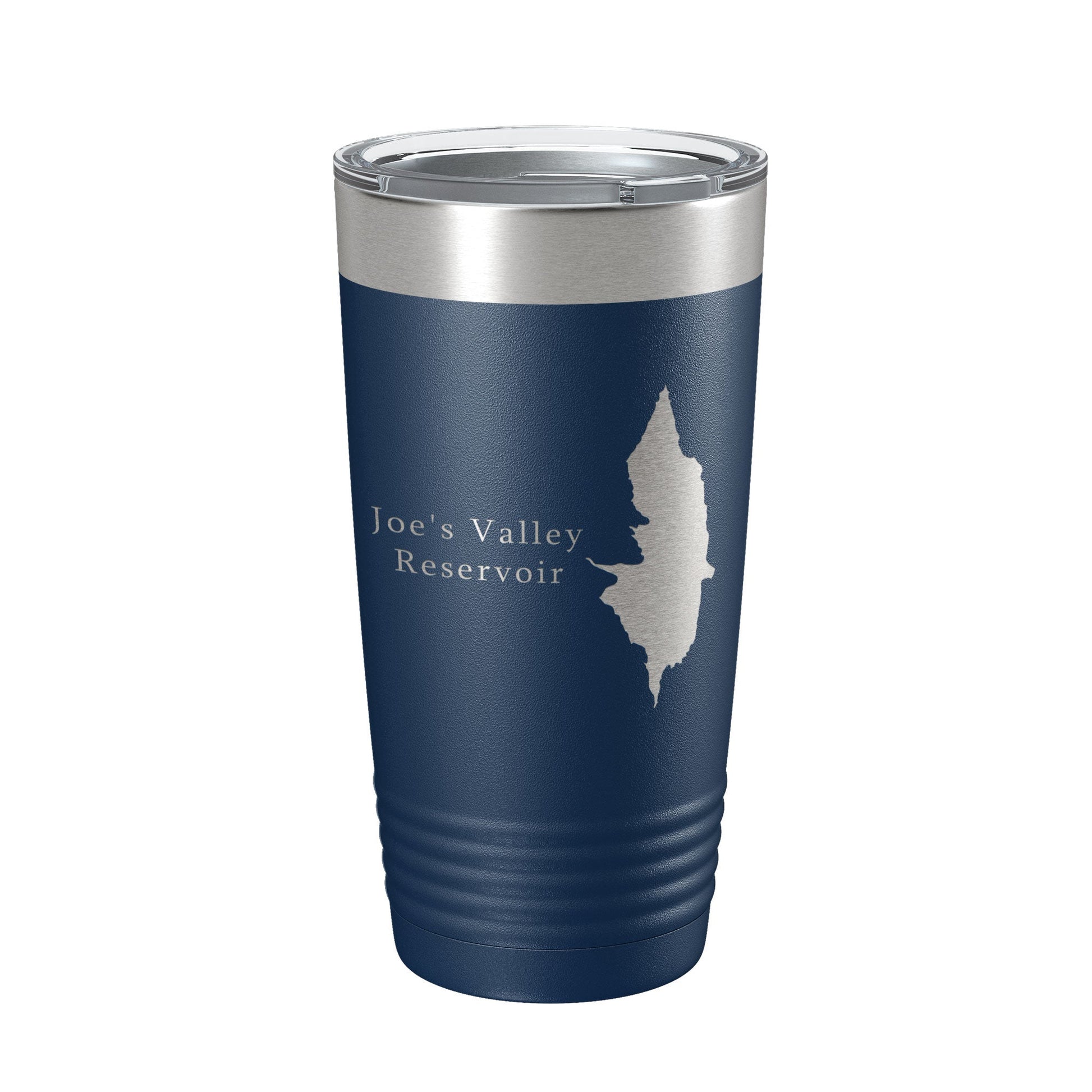 Joe's Valley Reservoir Tumbler Lake Map Travel Mug Insulated Laser Engraved Coffee Cup Utah 20 oz-2