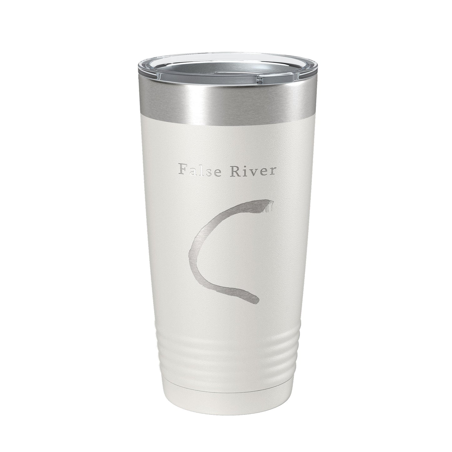 False River Tumbler Lake Map Travel Mug Insulated Laser Engraved Coffee Cup Louisiana 20 oz-1