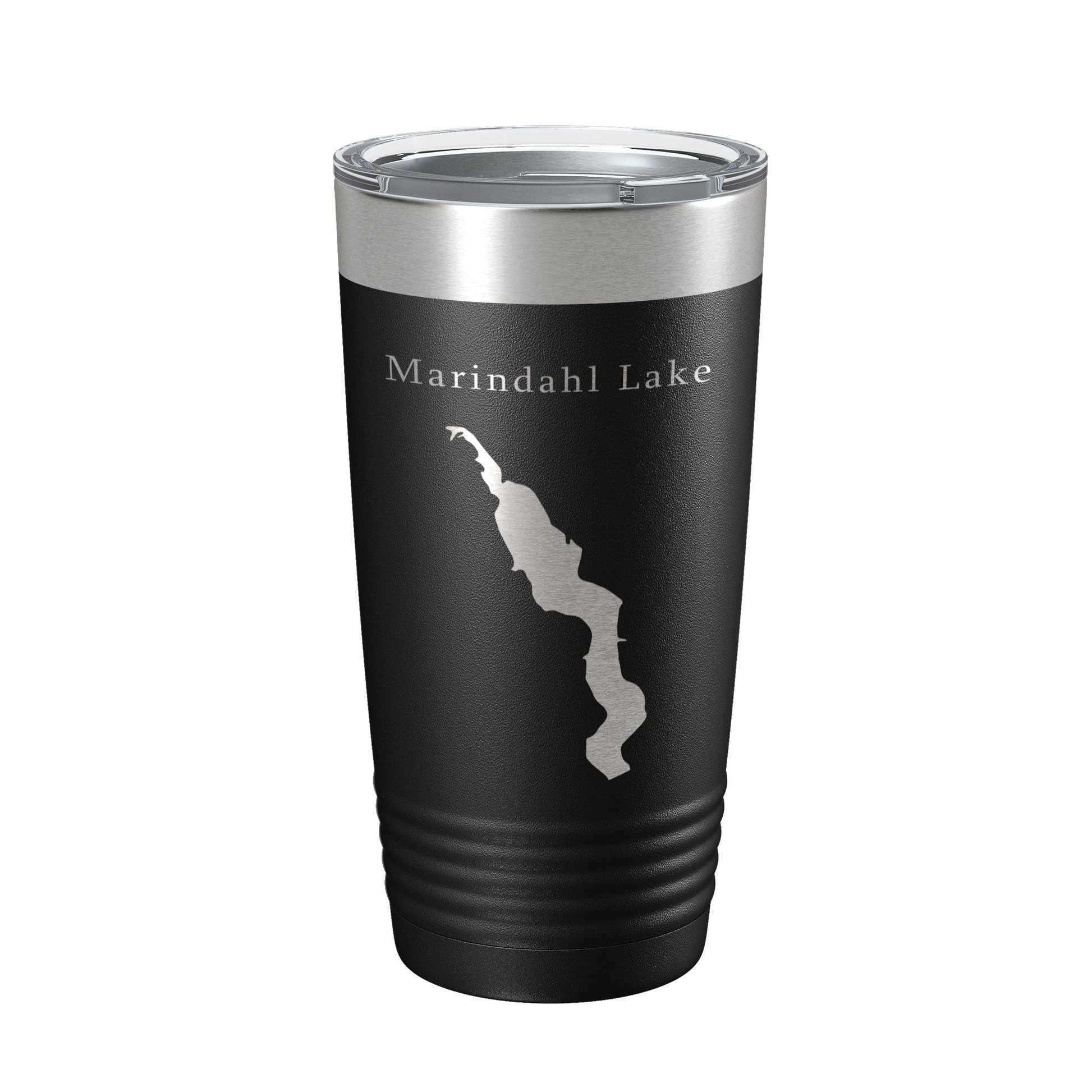 Marindahl Lake Map Tumbler Travel Mug Insulated Laser Engraved Coffee Cup South Dakota 20 oz-0