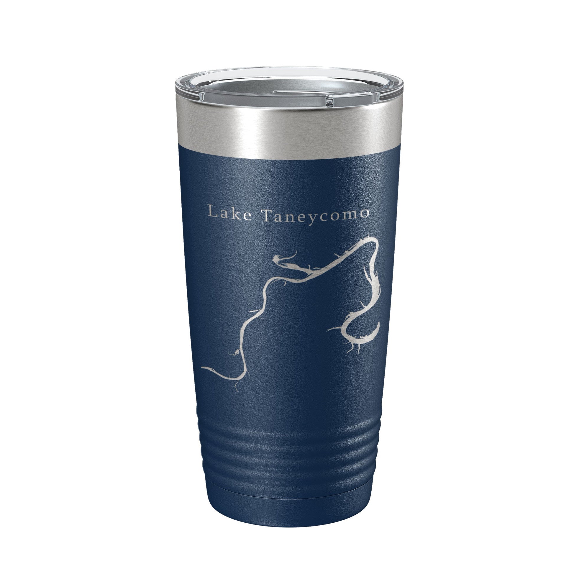 Lake Taneycomo Map Tumbler Travel Mug Insulated Laser Engraved Coffee Cup Branson Missouri 20 oz-2