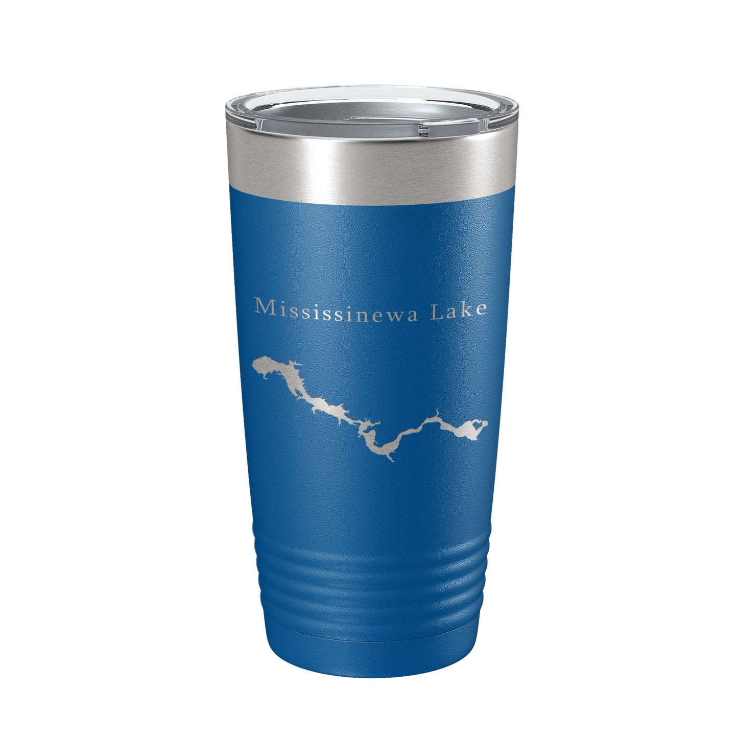 Mississinewa Lake Map Tumbler Travel Mug Insulated Laser Engraved Coffee Cup River Indiana 20 oz-6