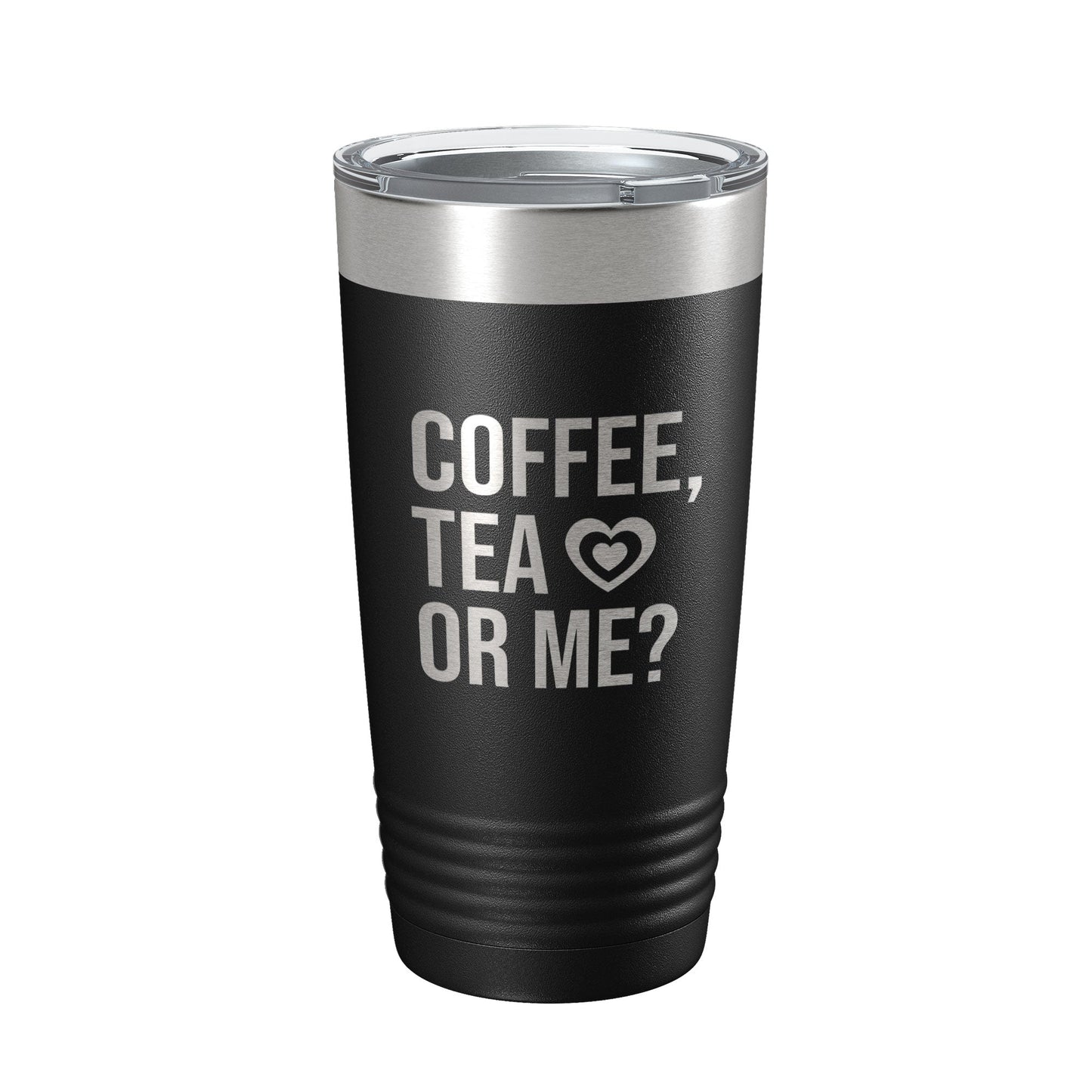 Valentine's Day Tumbler Coffee Tea Or Me Travel Mug Gift Insulated Laser Engraved Coffee Cup 20 oz-5