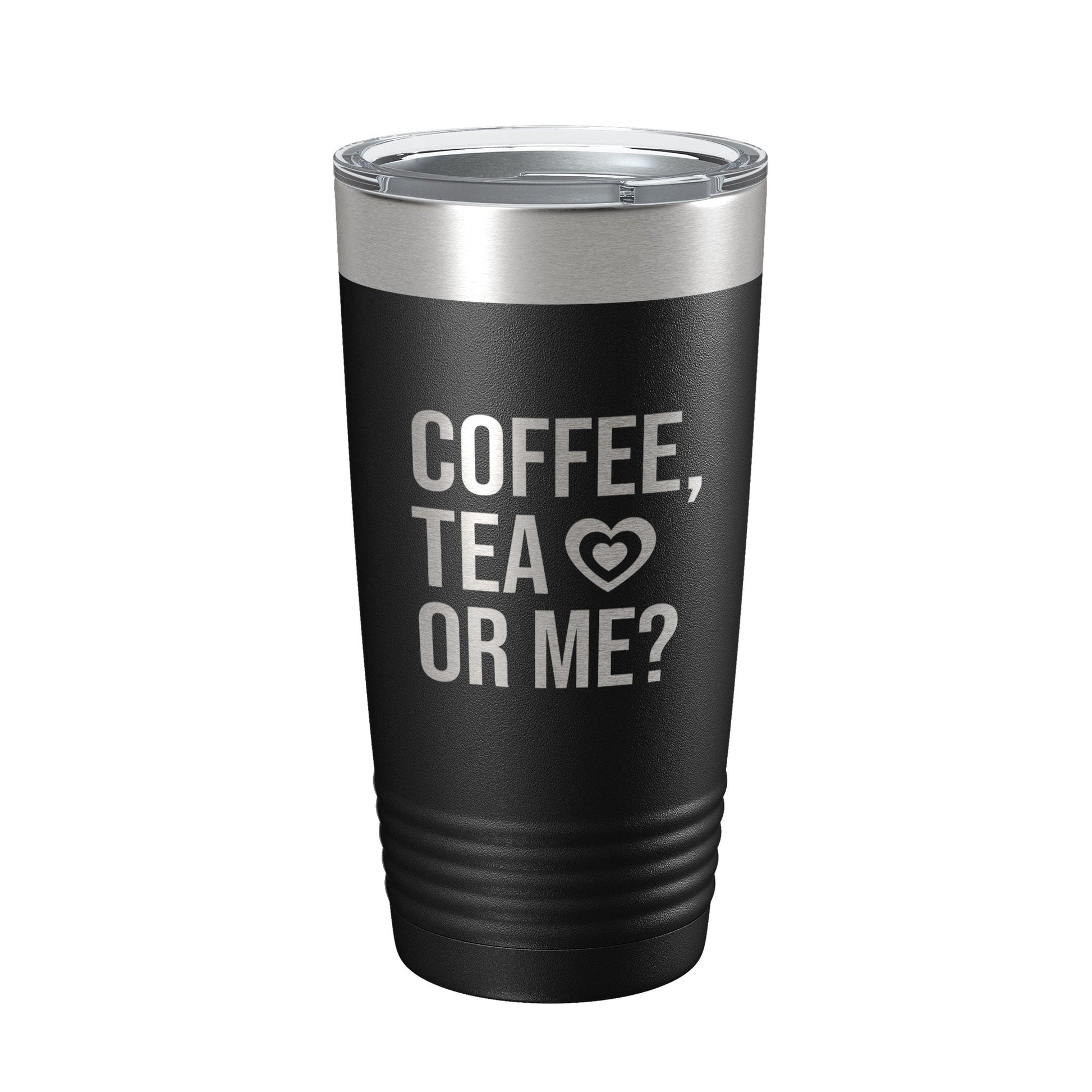 Valentine's Day Tumbler Coffee Tea Or Me Travel Mug Gift Insulated Laser Engraved Coffee Cup 20 oz-5