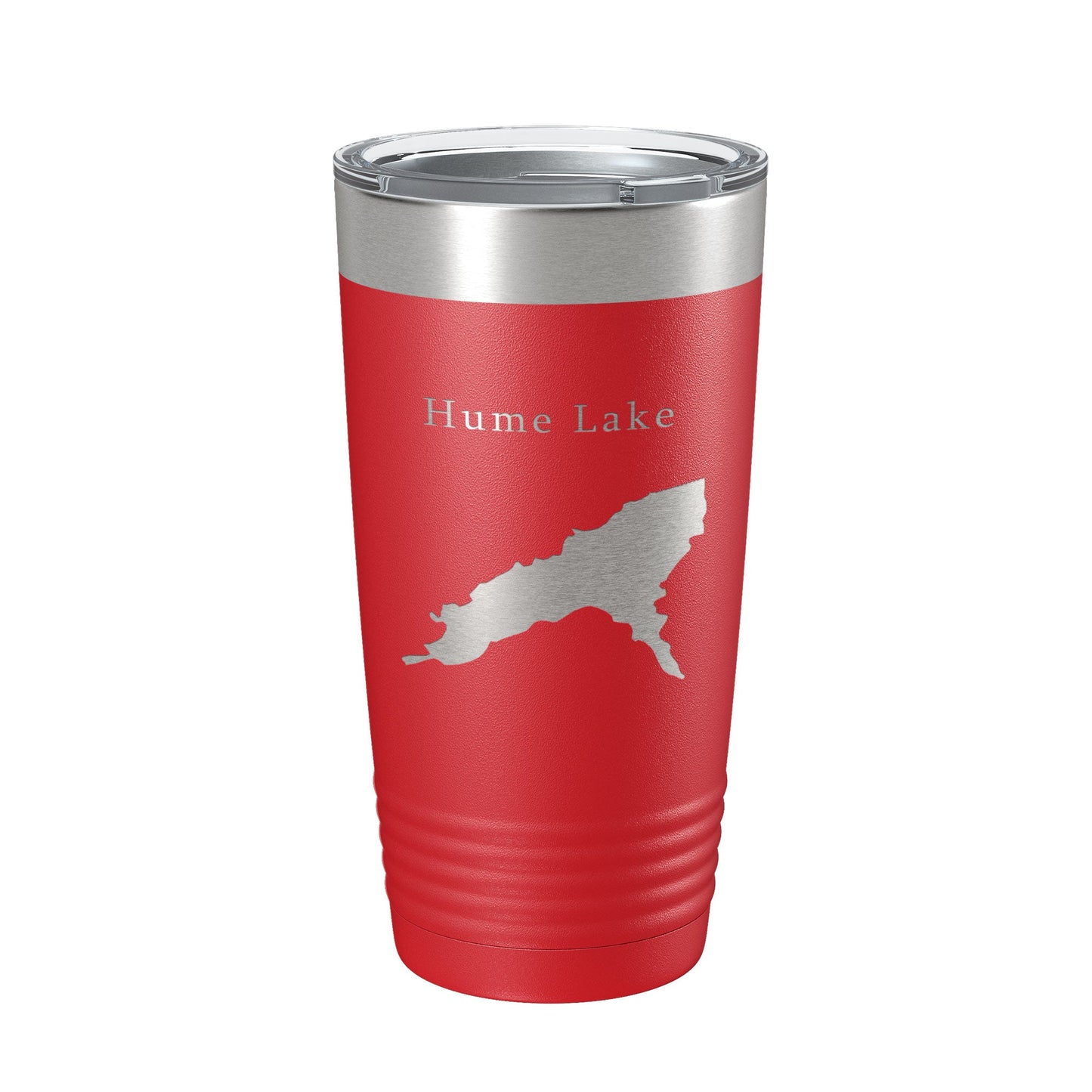 Hume Lake Map Tumbler Travel Mug Insulated Laser Engraved Coffee Cup California 20 oz-10