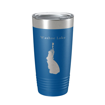 Washoe Lake Map Tumbler Travel Mug Insulated Laser Engraved Coffee Cup Nevada 20 oz-6