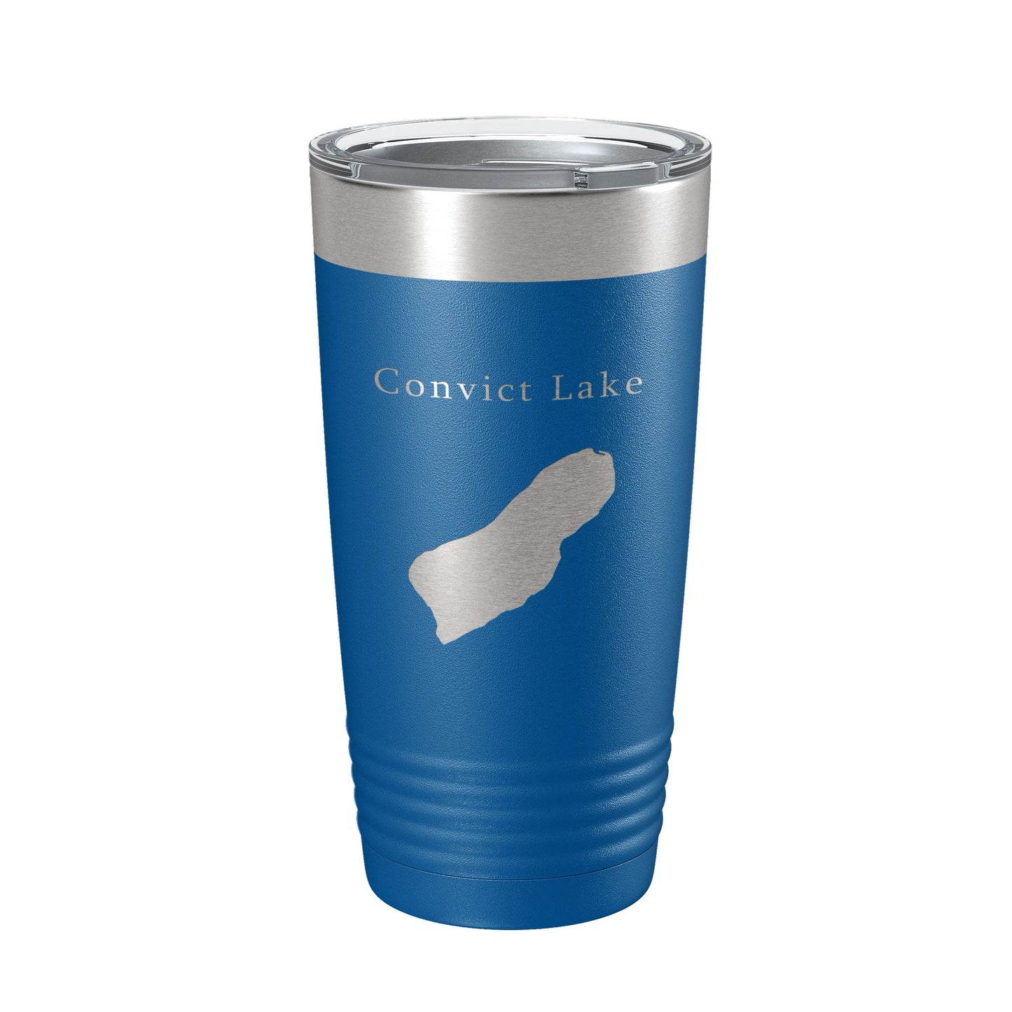 Convict Lake Map Tumbler Travel Mug Insulated Laser Engraved Coffee Cup California 20 oz-6