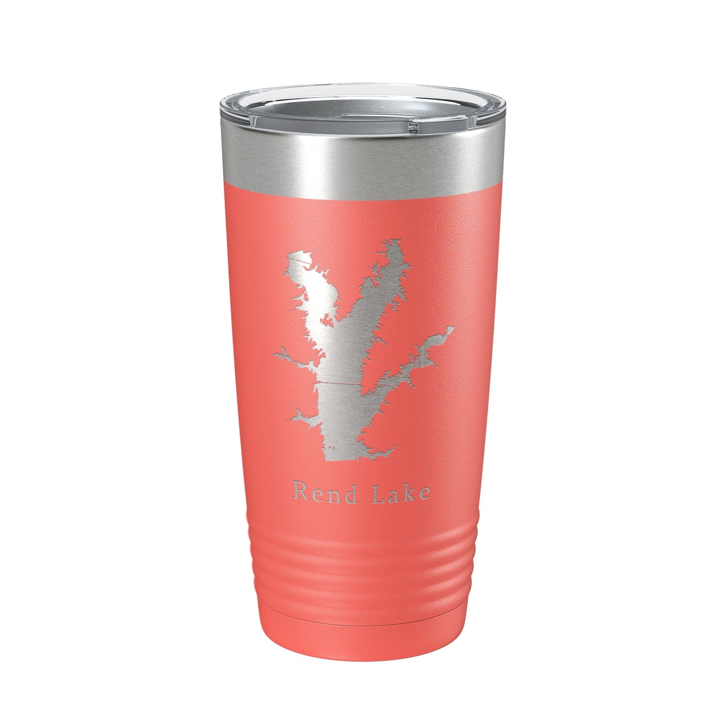 Rend Lake Map Tumbler Travel Mug Insulated Laser Engraved Coffee Cup Illinois 20 oz-20