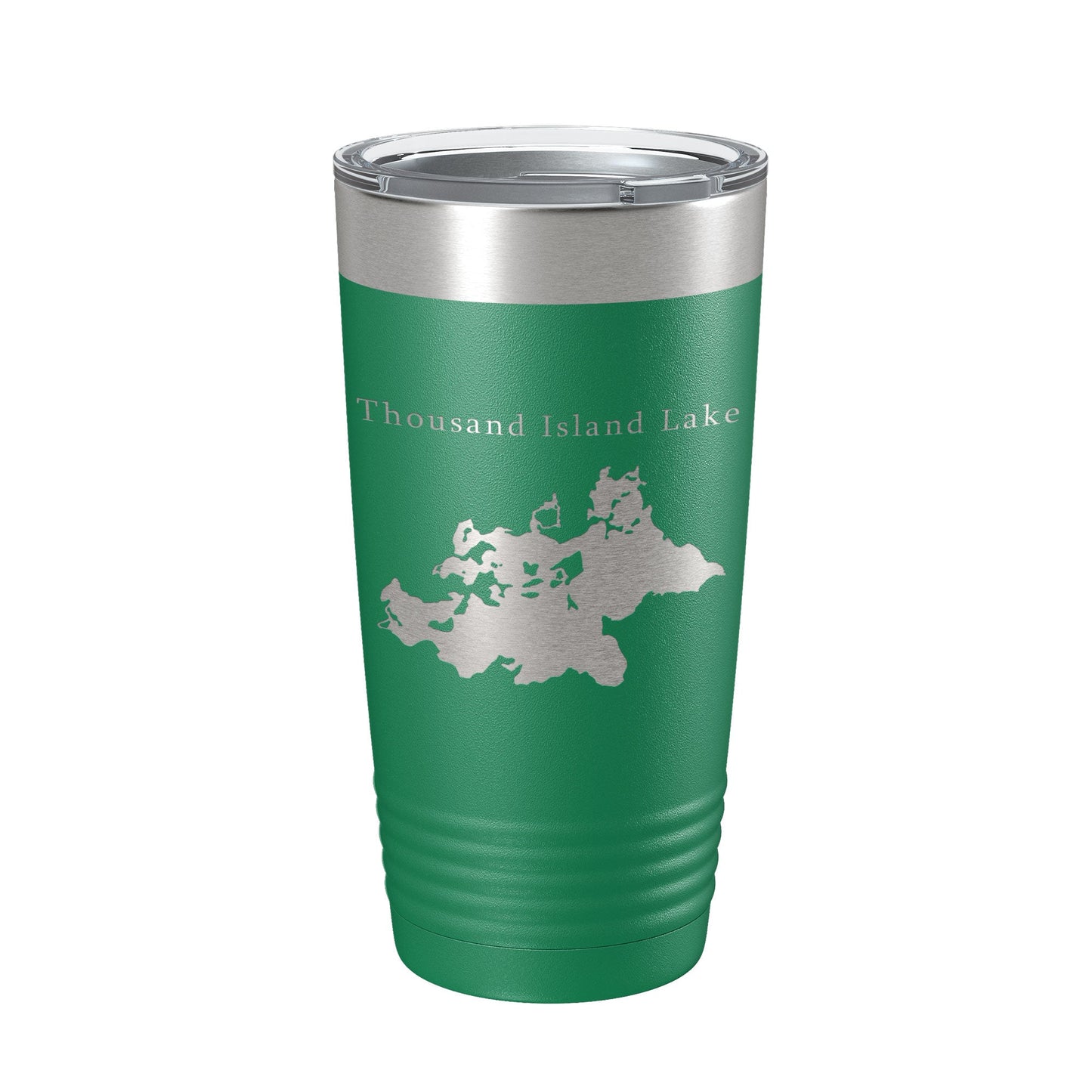 Thousand Island Lake Cisco Chain Map Tumbler Travel Mug Insulated Laser Engraved Coffee Cup Michigan 20 oz-9