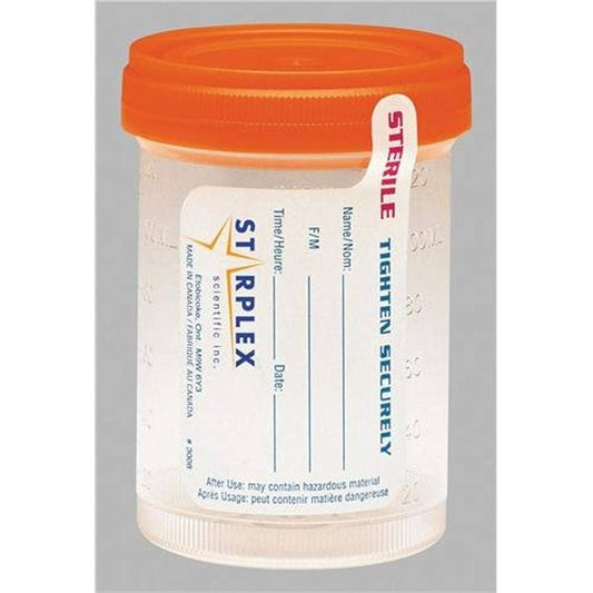 Medegen Starplex® Non-Sterile Specimen Containers, MDG P02-B1202-1YN