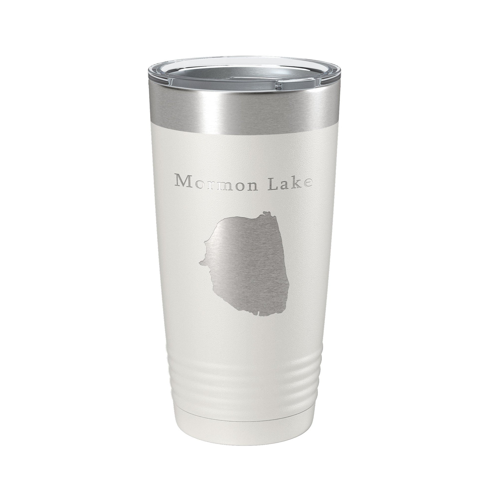 Mormon Lake Map Tumbler Travel Mug Insulated Laser Engraved Coffee Cup Arizona 20 oz-1